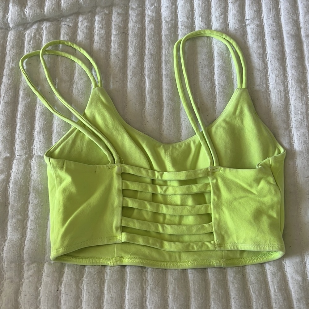 Neon Padded Tank Top - Picture 2 of 2